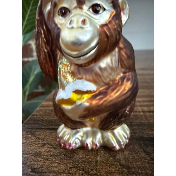 Glass Monkey ornament - Picture 4 of 9